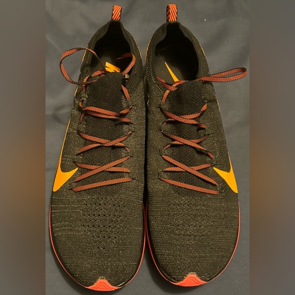 Size 13 Men’s Nike Air Zoom Fly Flyknit FK Black AR4561-068 Flash Crimson Runnin - Picture 6 of 7